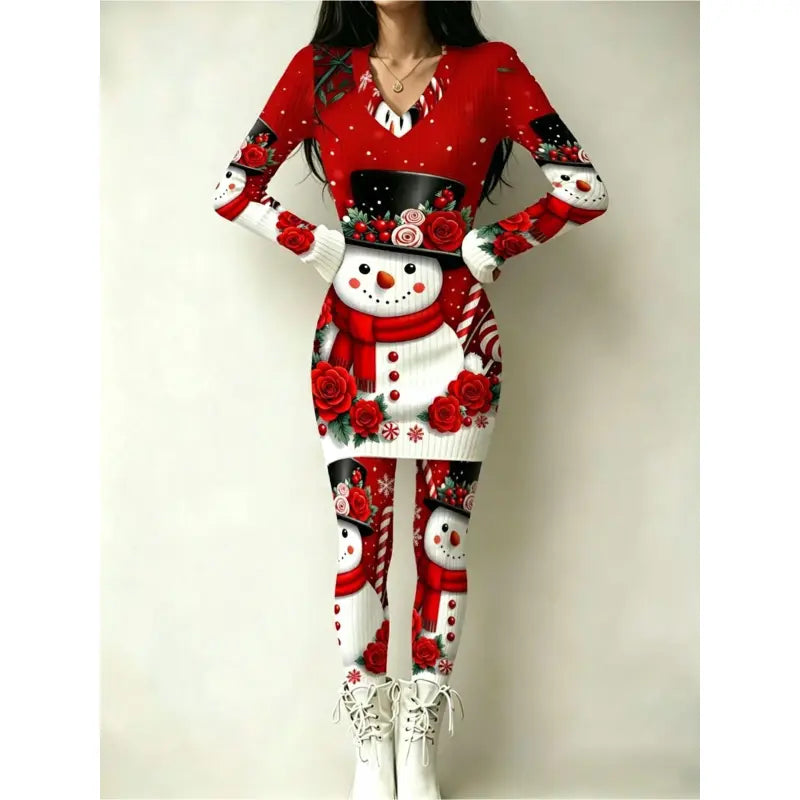 🎃Halloween And Christmas Themed Women’s Set🎄