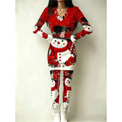 🎃Halloween And Christmas Themed Women’s Set🎄